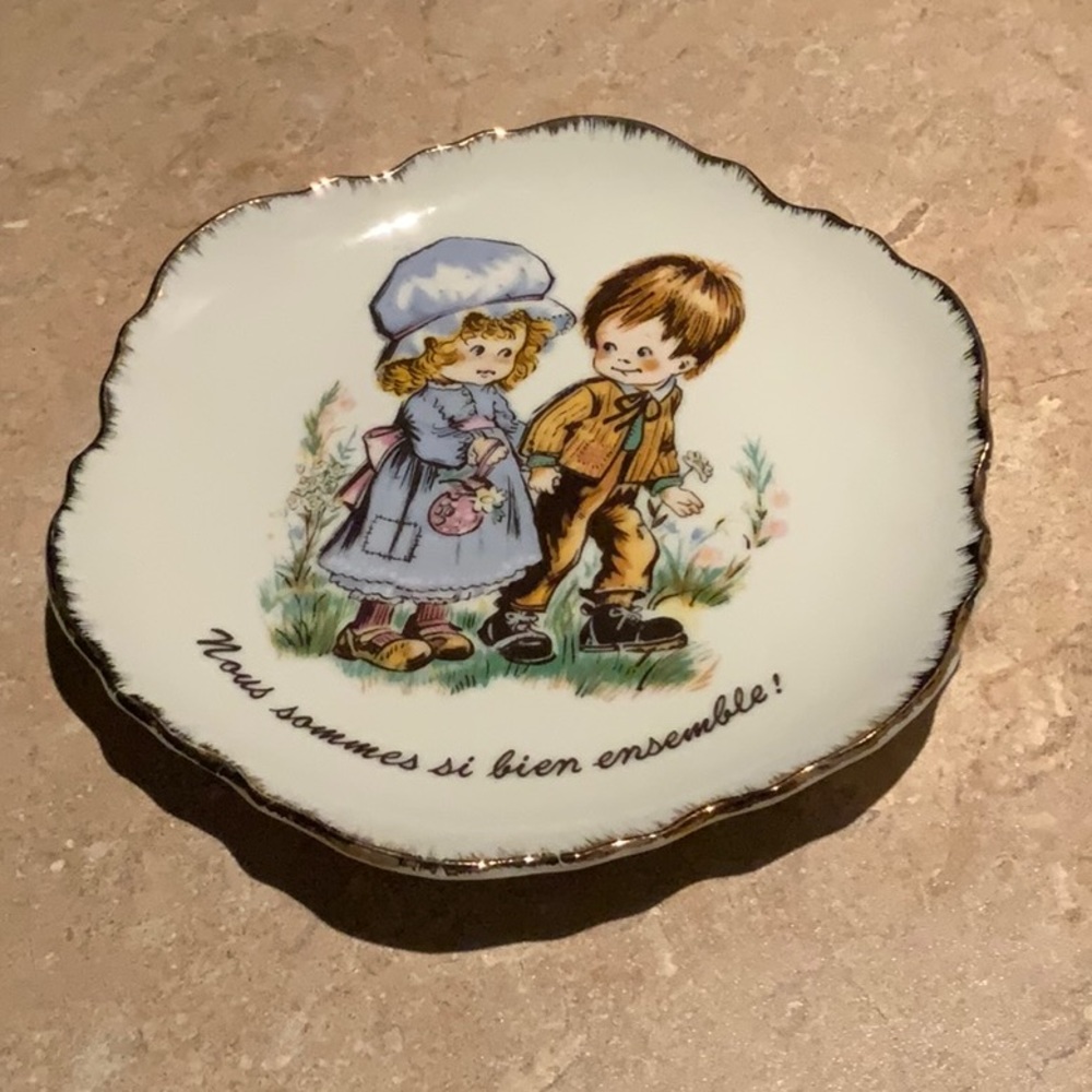 Vintage - Assiette décorative - Corée - Si bien ensemble